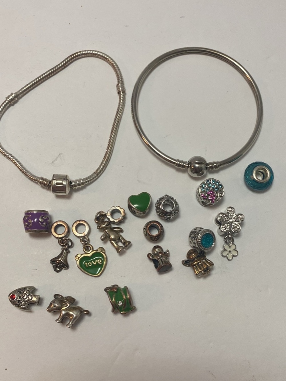 Charms and charm style bracelet